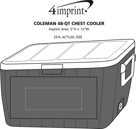 Coleman 48Quart Chest Cooler 134011