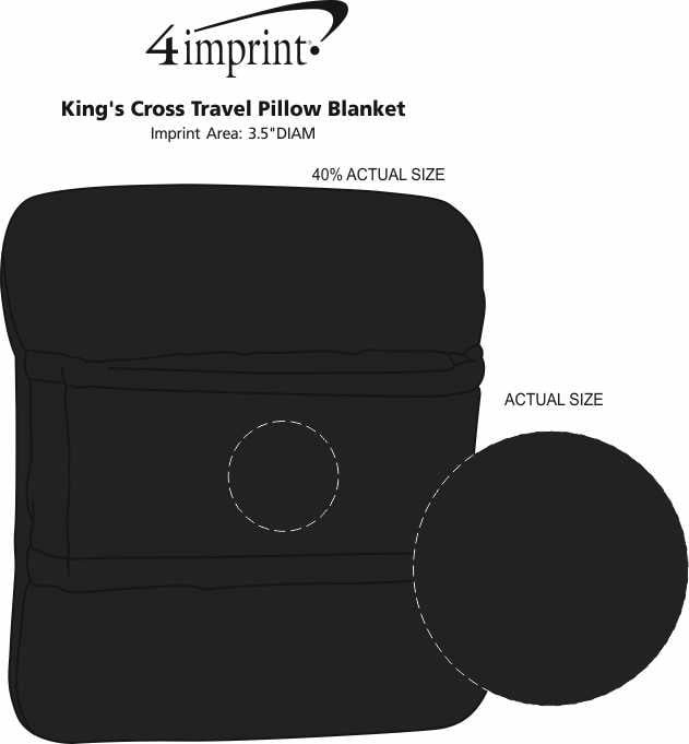 King's Cross Travel Pillow Blanket 143847