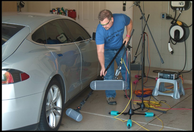 How Rick Allen captured the sounds of a Tesla (and what they sound like