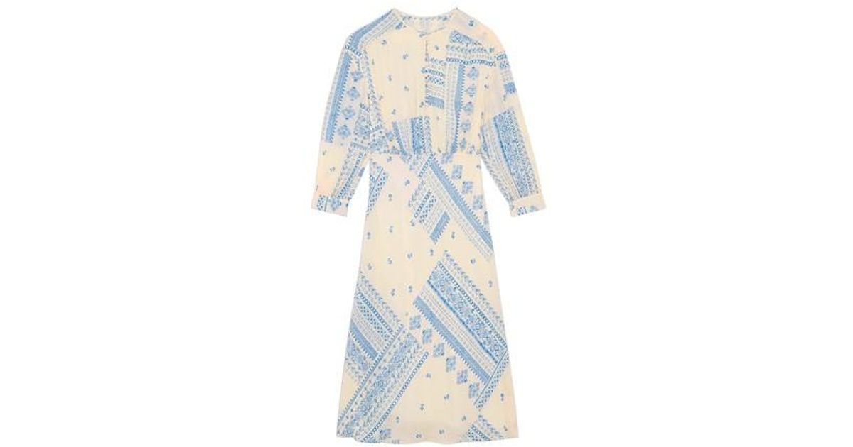 Ba&sh Ines Dress in Blue Lyst