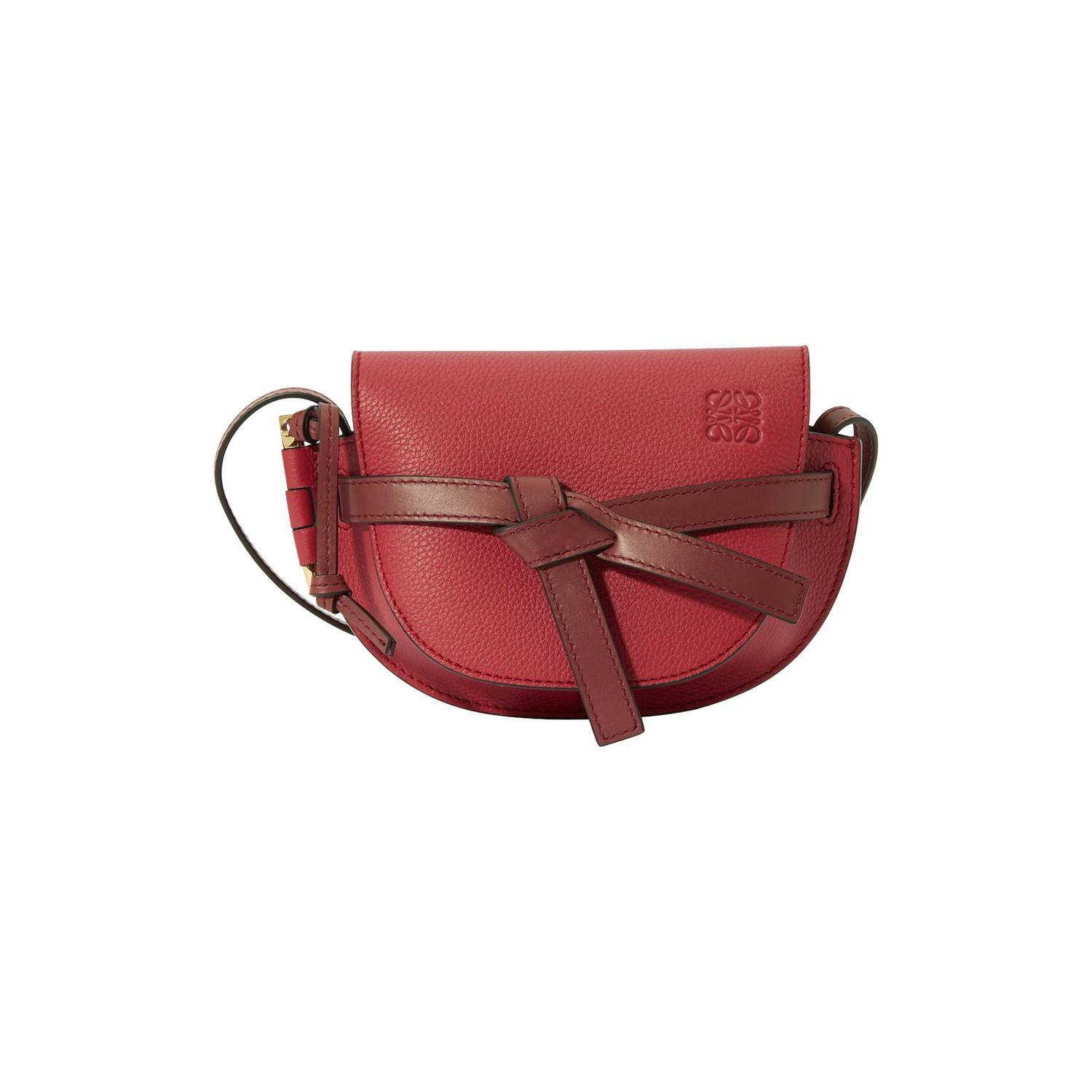 Loewe Denim Mini Gate Bag in Pink Lyst
