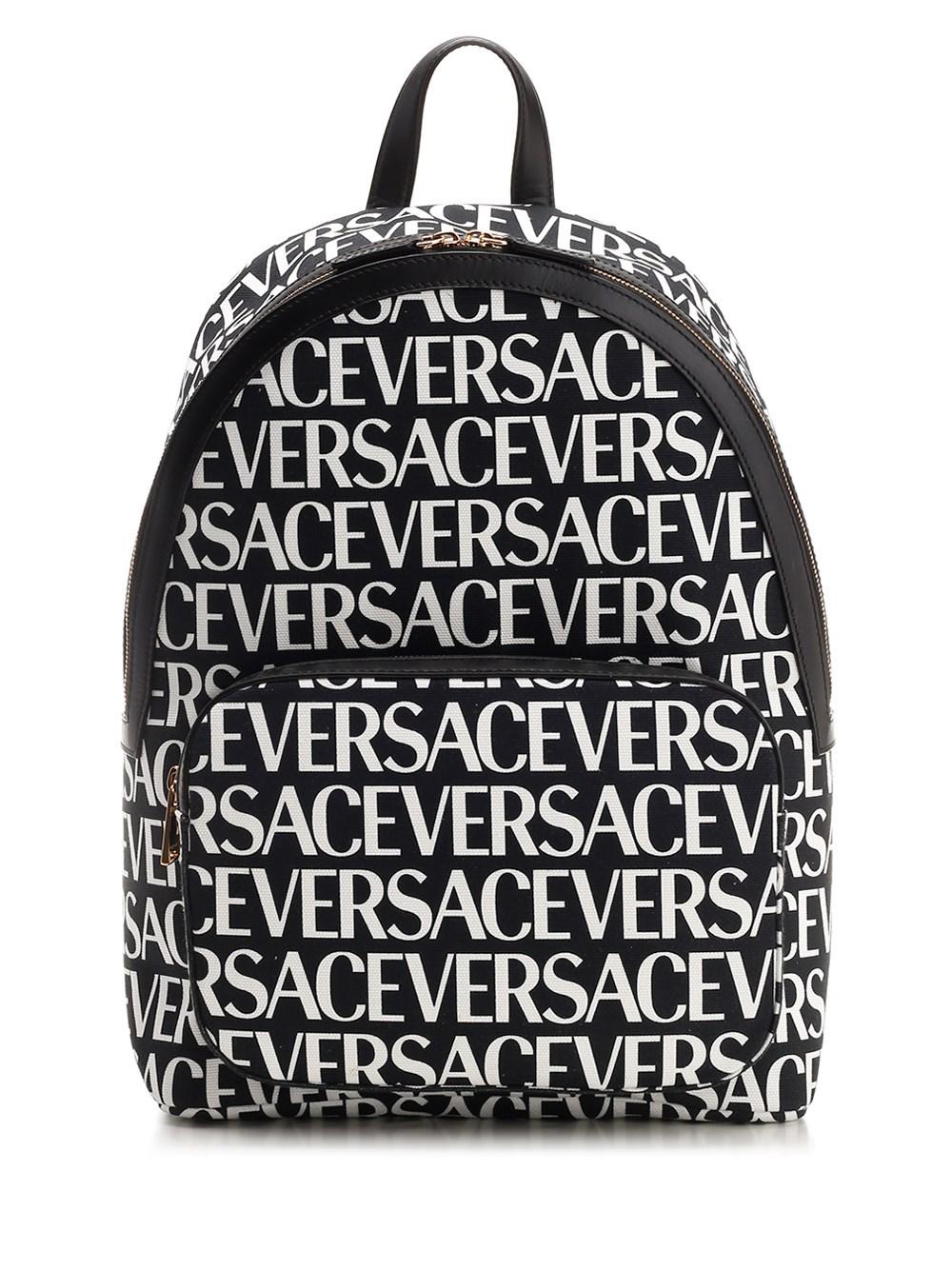 Versace Allover "" Backpack in Black for Men Lyst