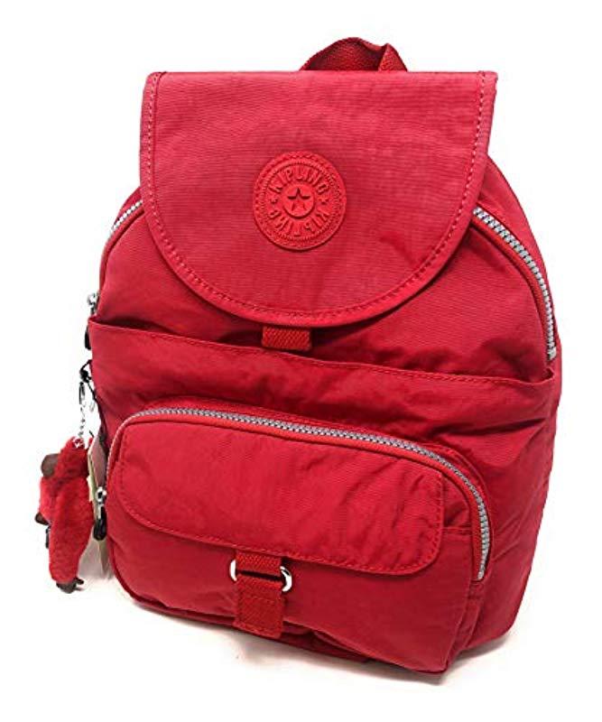 Kipling Queenie Small Backpack in Red Lyst