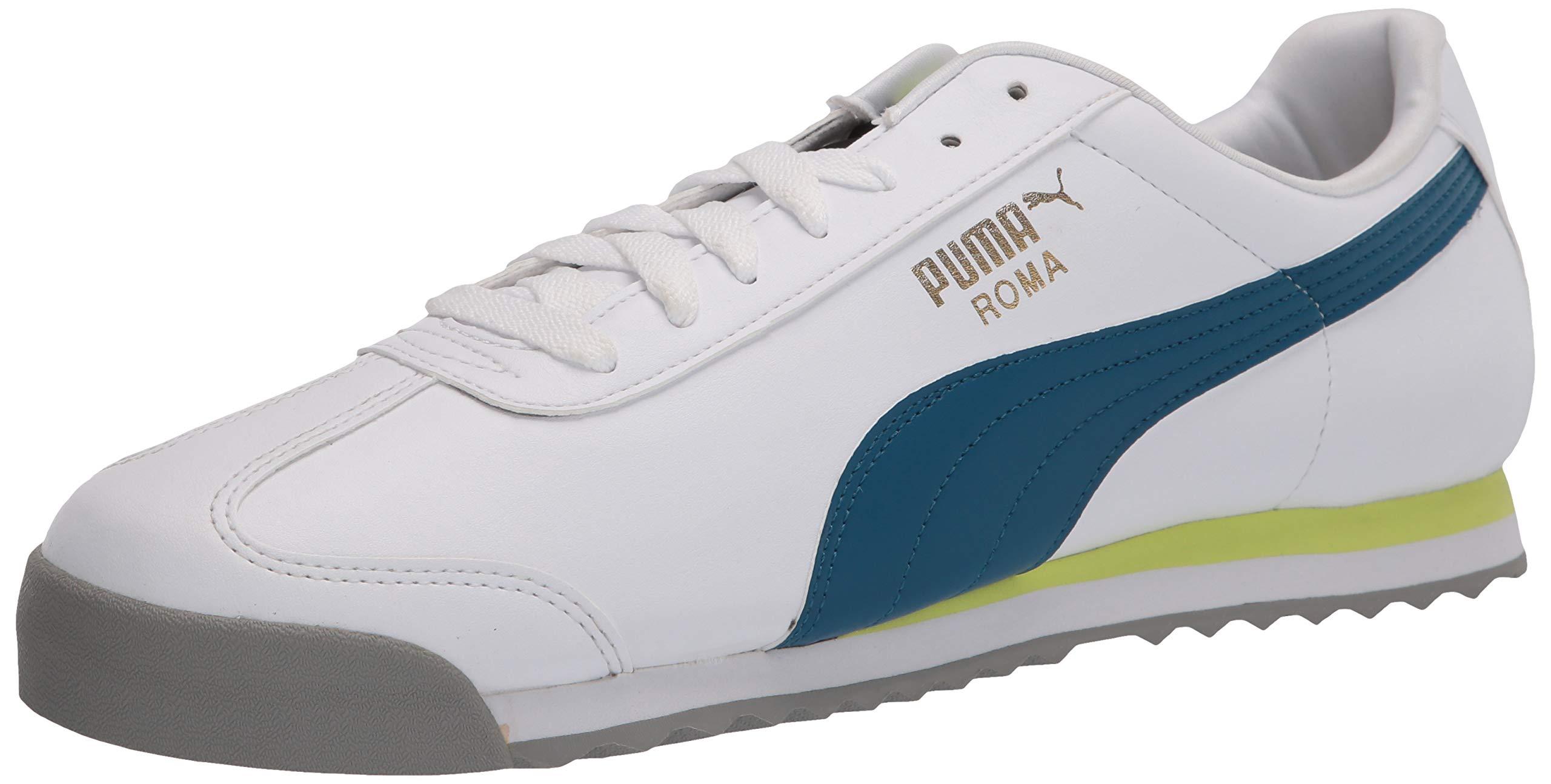 PUMA Leather Roma Sneaker in Blue Save 27 Lyst