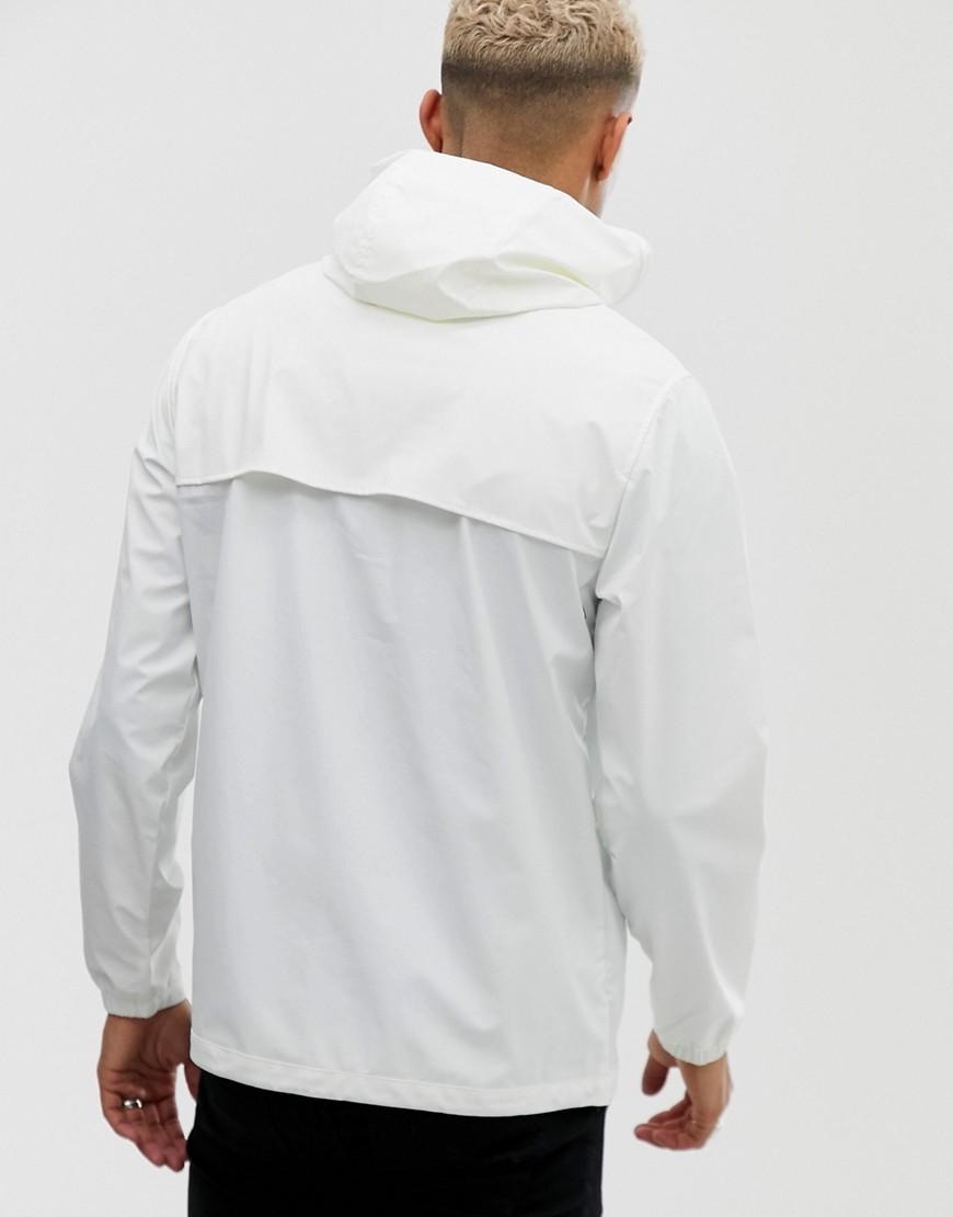 Pull&Bear Denim Short Rain Jacket In White for Men Lyst