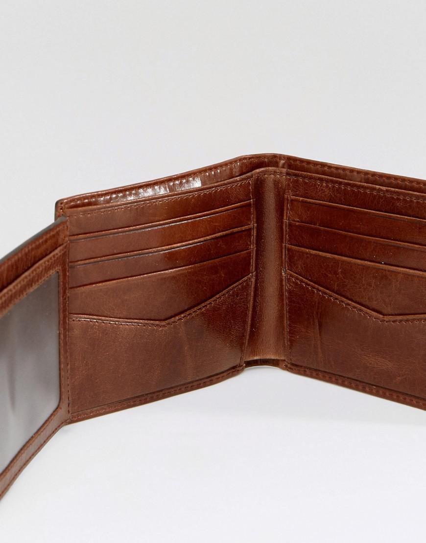Fossil Ryan Bifold Wallet In Leather With Rfid in Brown for Men Lyst