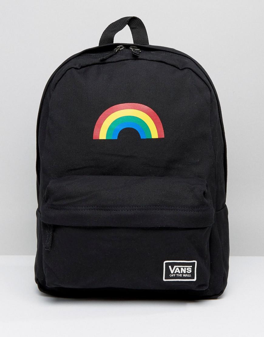 Vans Rainbow Backpack In Black Lyst Australia