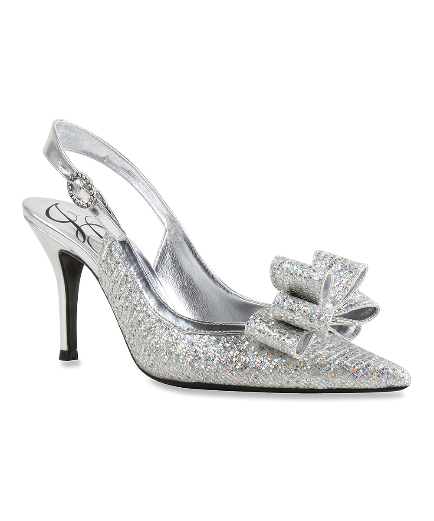 J. reneé Women's Charise Pumps Shoes in Silver Lyst