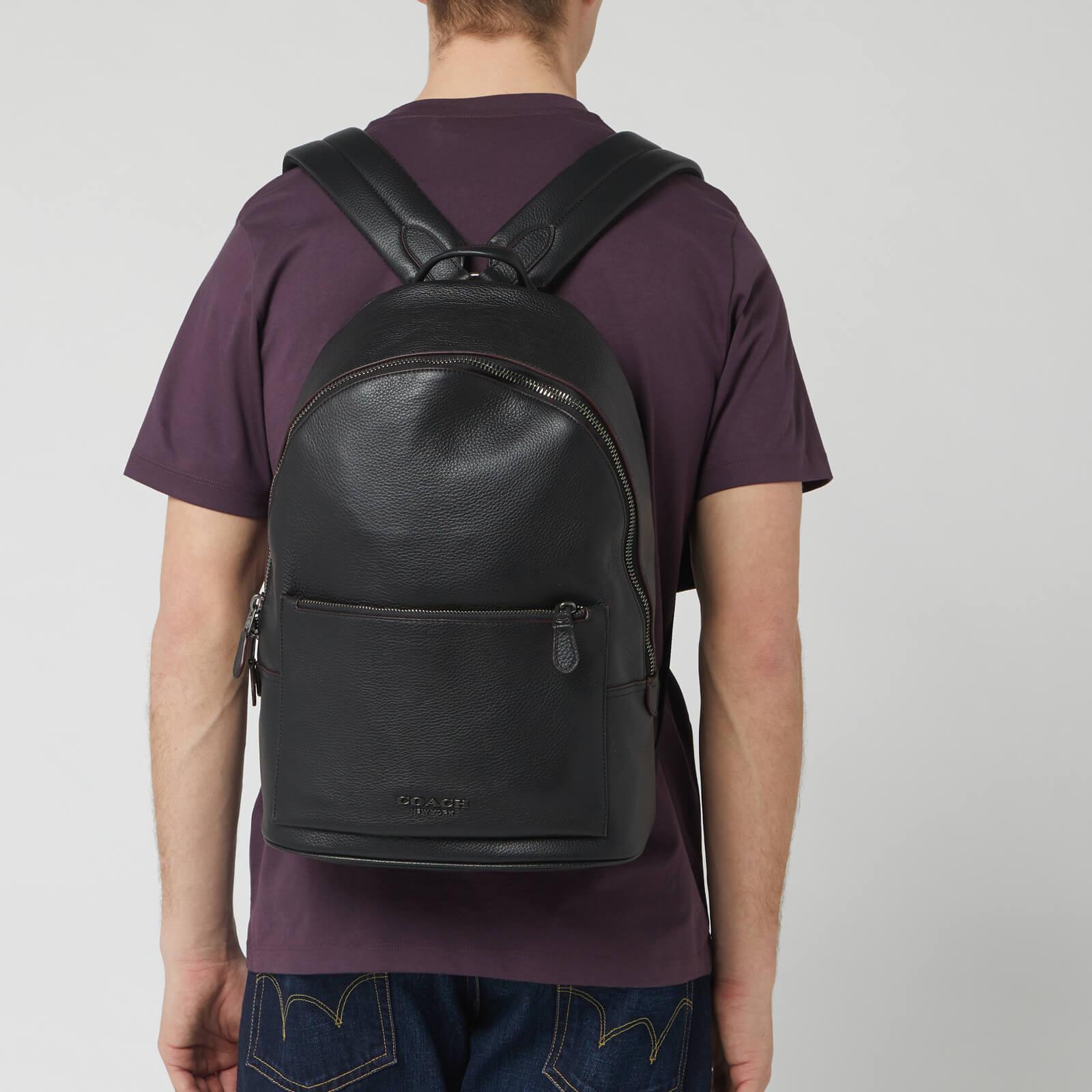 COACH Leather Metropolitan Soft Backpack in Black for Men Lyst