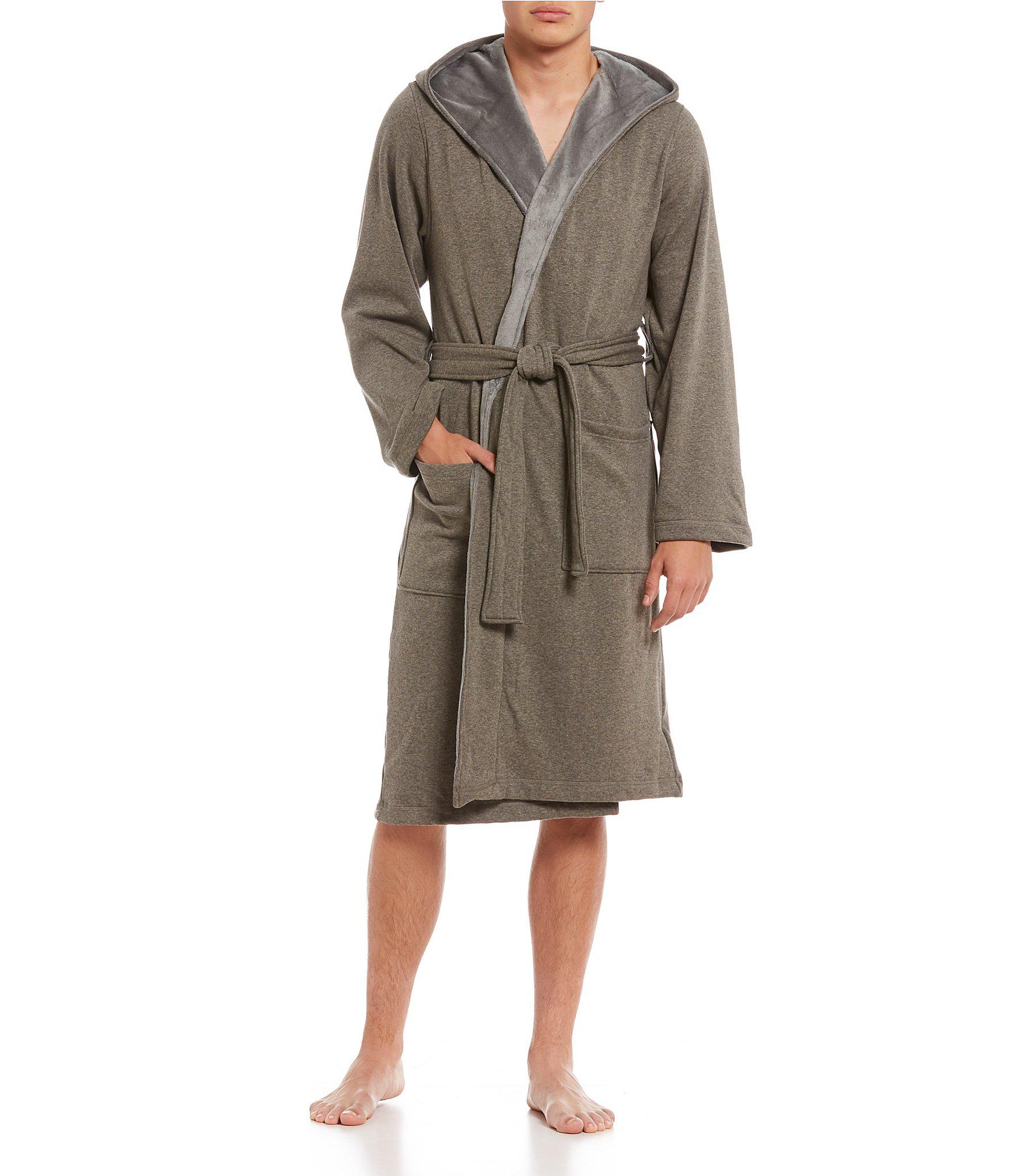 UGG Cotton Brunswick Robe (rock Ridge Heather) Men's Robe for Men