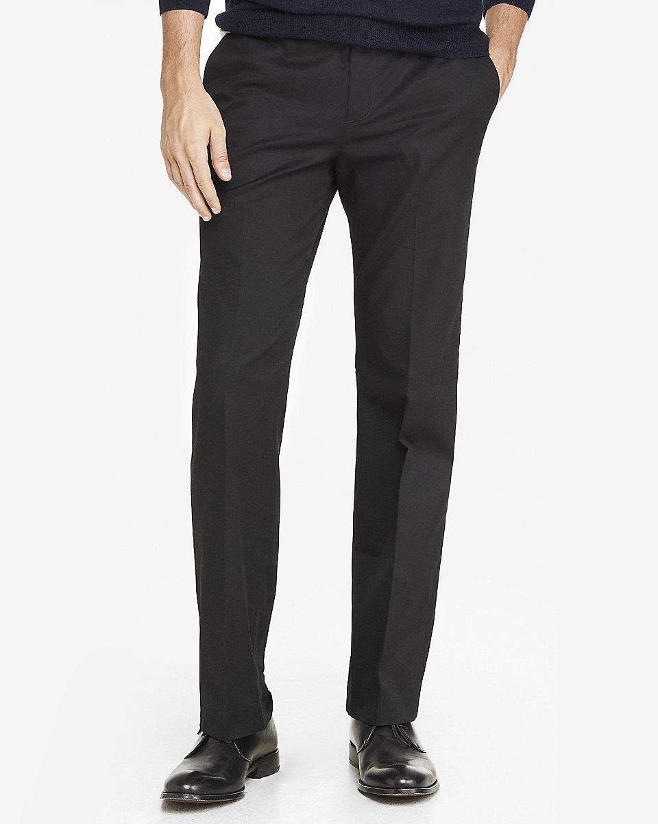 Lyst Express Modern Producer Stretch Cotton Dress Pant in Black for Men