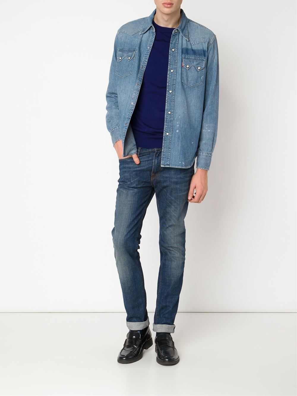 Levi's Classic Denim Shirt in Blue for Men Lyst