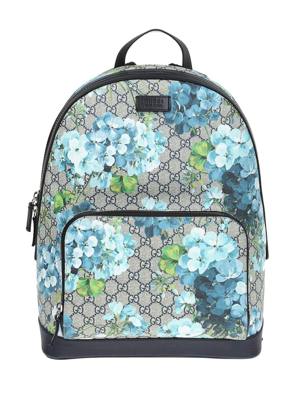 Gucci Leather Gg Blooms Backpack Lyst