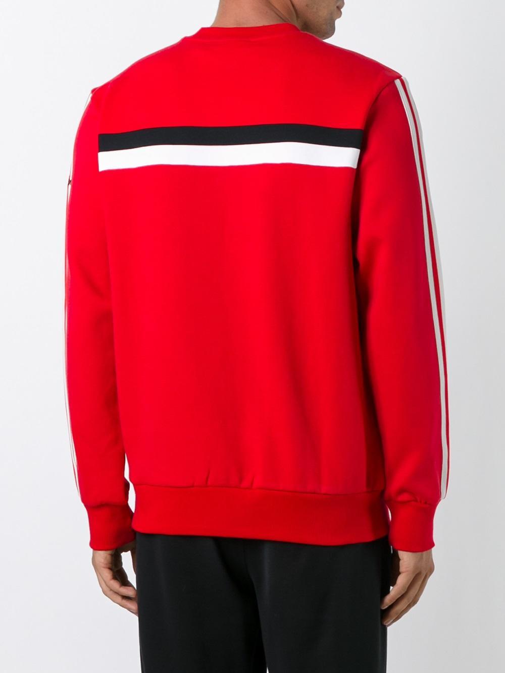 adidas Originals Cotton '83c' Crew Neck Sweatshirt in Red for Men Lyst