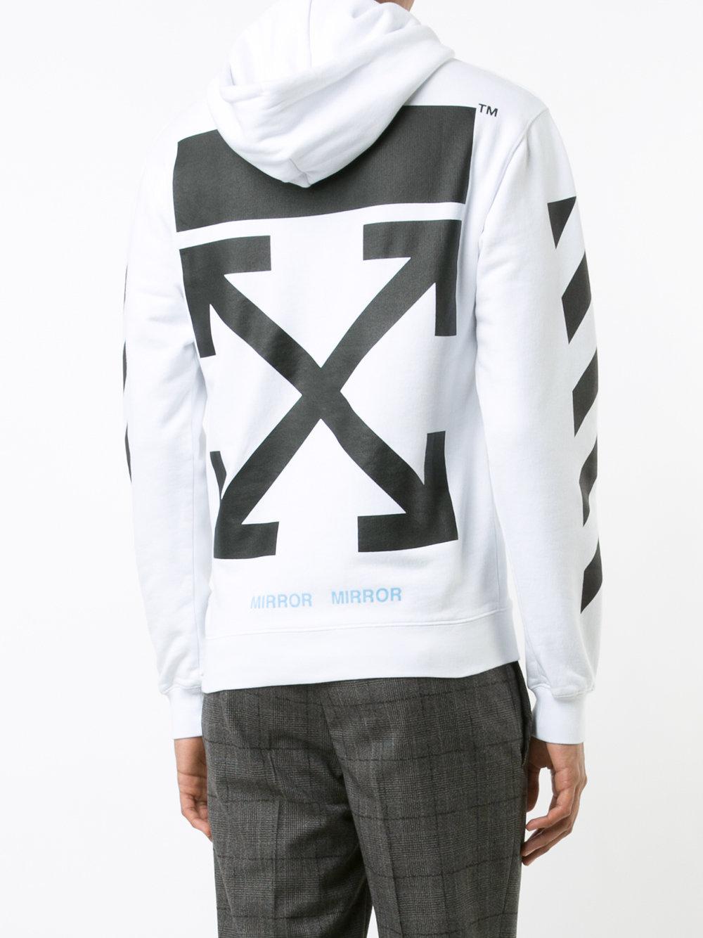 Offwhite c/o virgil abloh Diag Caravaggio Hoodie in White for Men Lyst