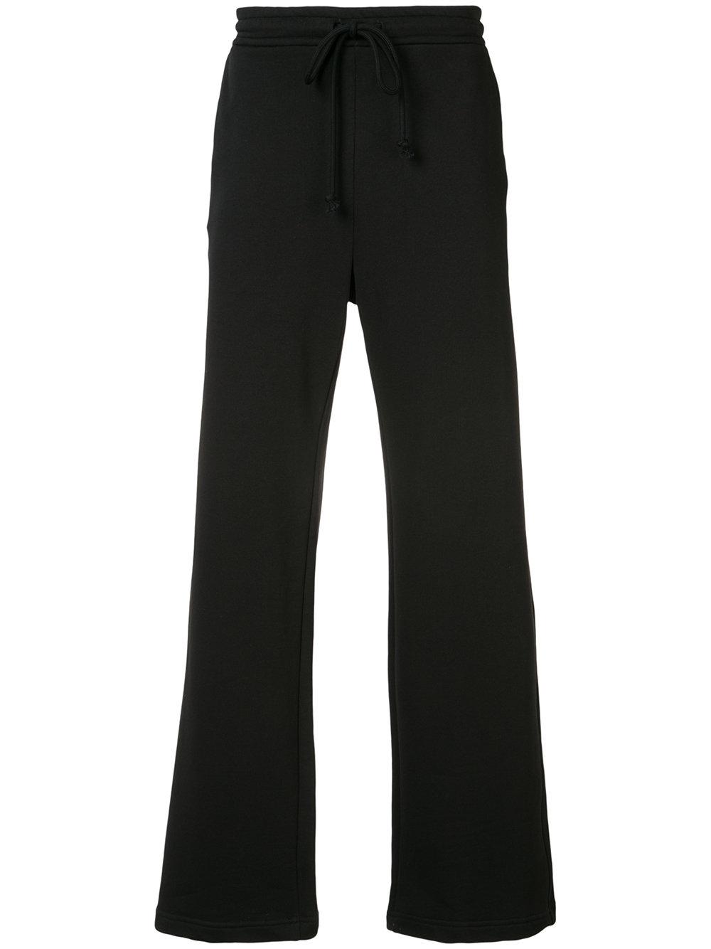 Raf simons Drawstring Bootcut Sweatpants in Black for Men Lyst