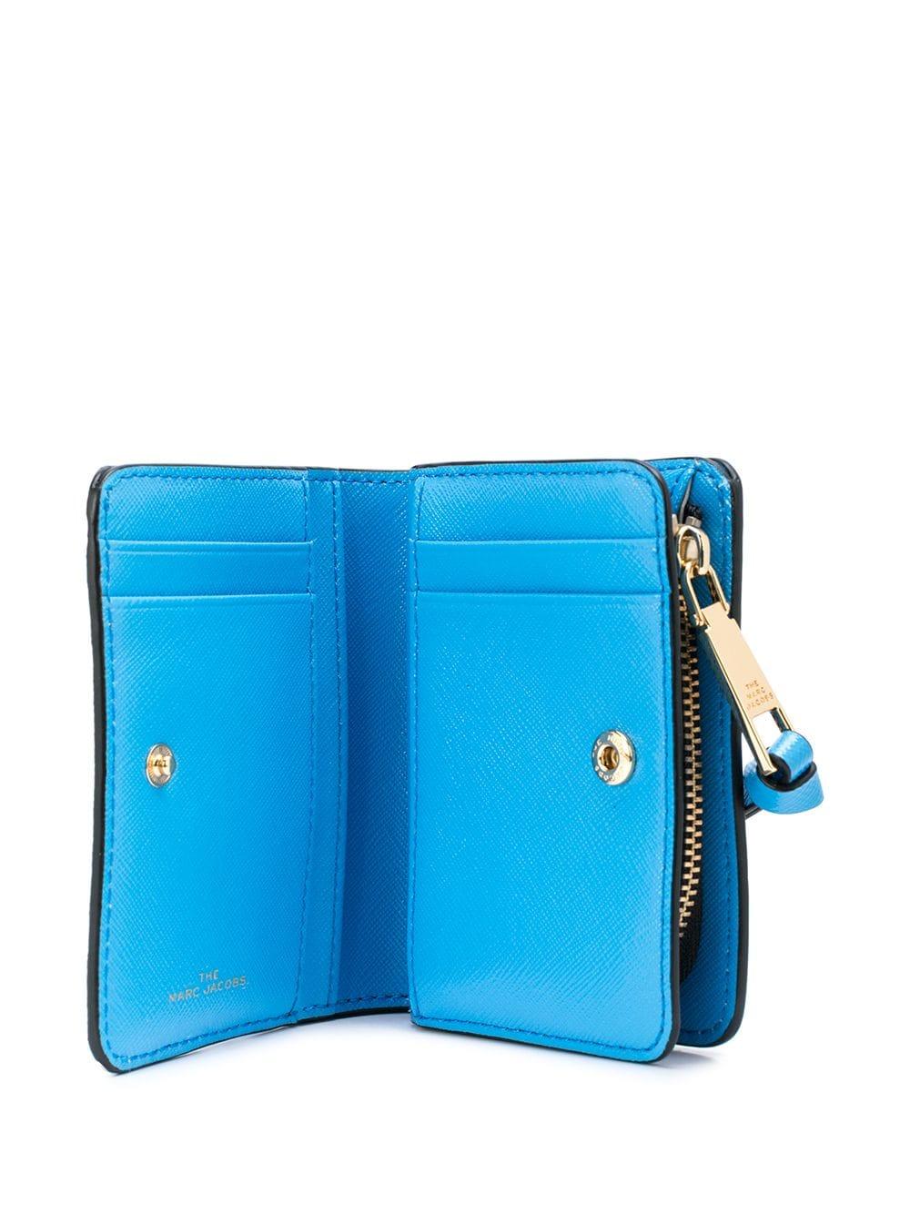 Marc Jacobs The Snapshot Mini Compact Wallet in Blue Lyst