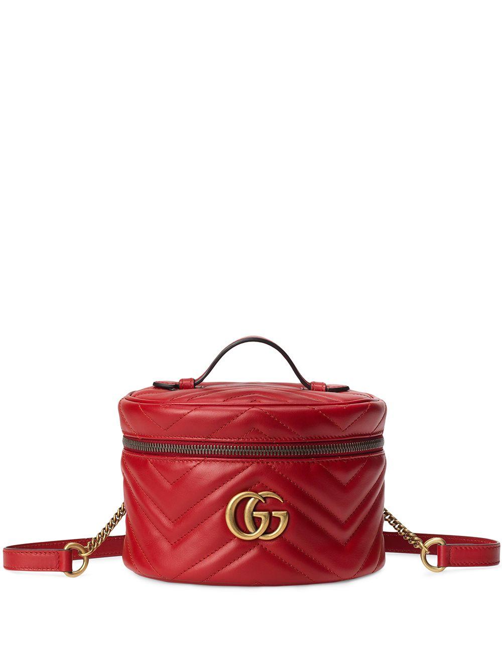 Gucci GG Marmont Mini Backpack in Red Lyst