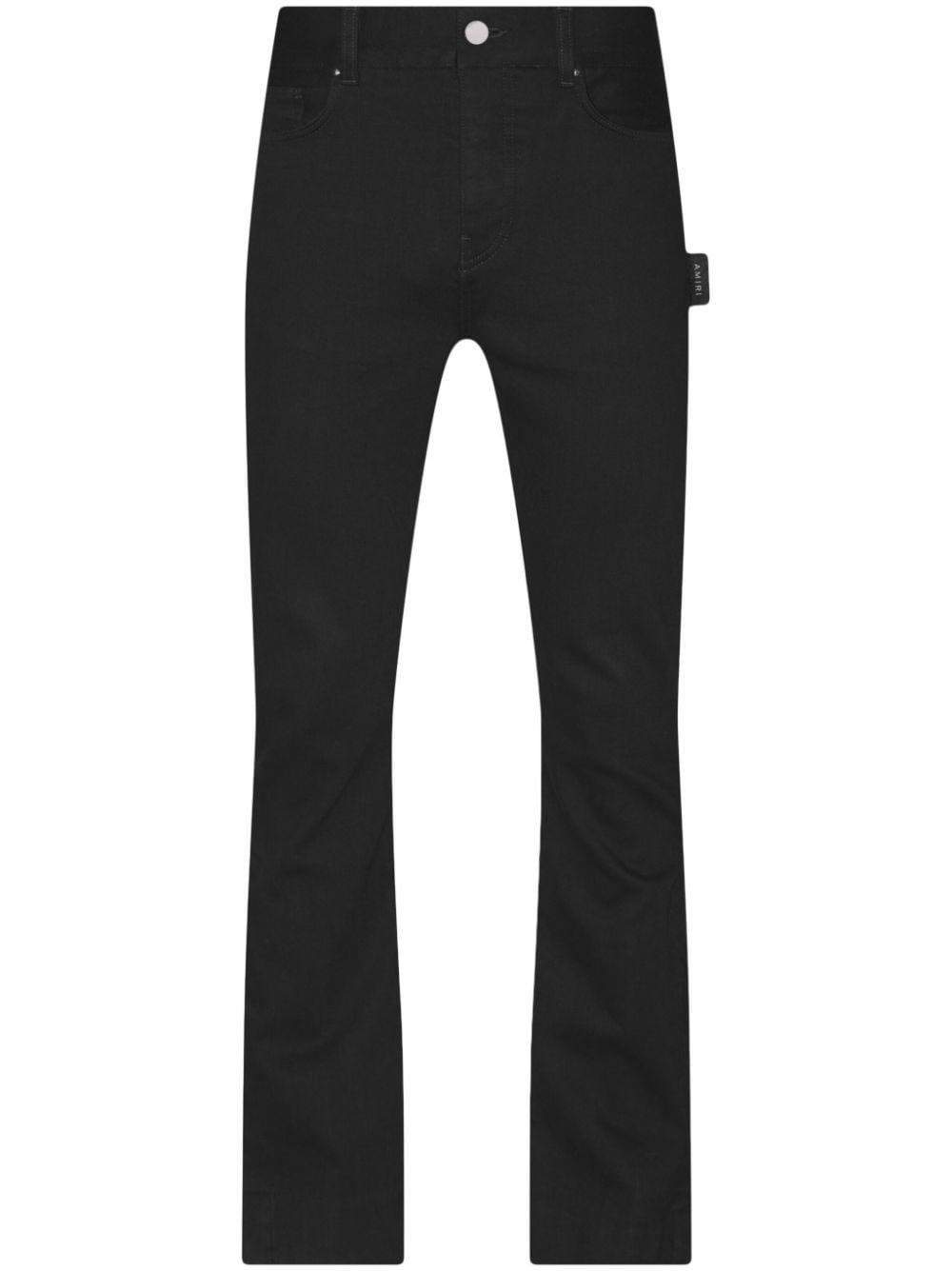 Amiri Stack Flared Jeans in Black for Men Lyst