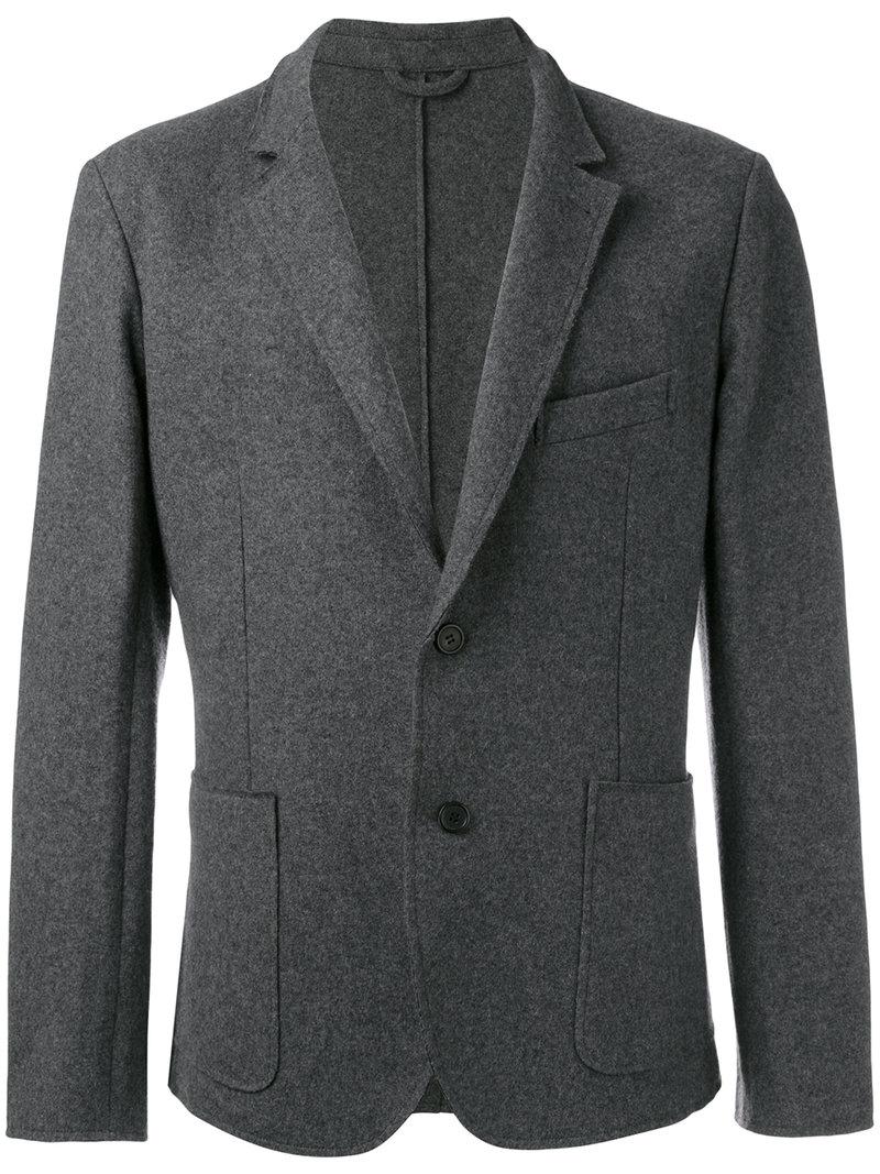 Ami Unlined 2 Button Jacket in Gray for Men Lyst