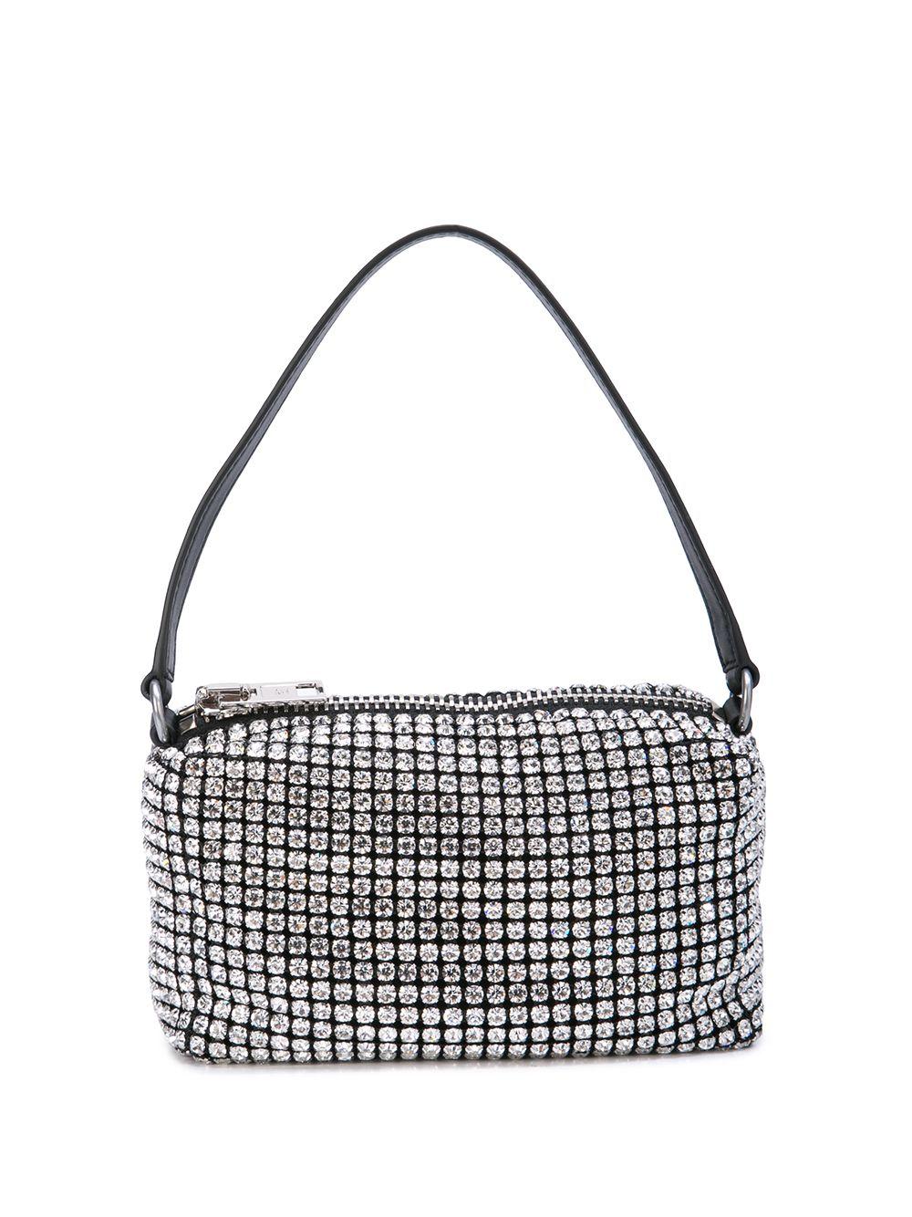 Alexander Wang Leather Mini Rhinestone Bag in Black Lyst