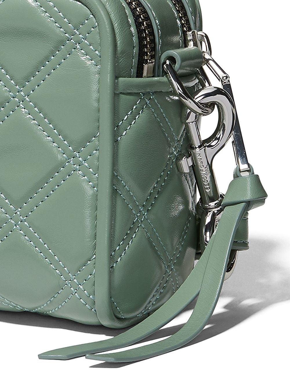 Marc Jacobs Leather The Quilted Softshot 21 Bag in Light Green (Green