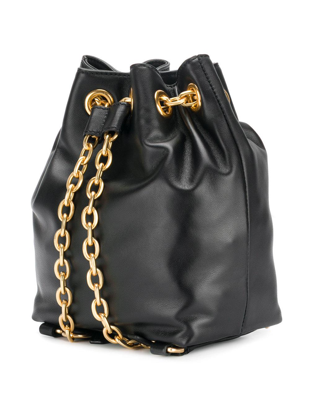 Tory Burch Leather Fleming Mini Backpack in Black Lyst