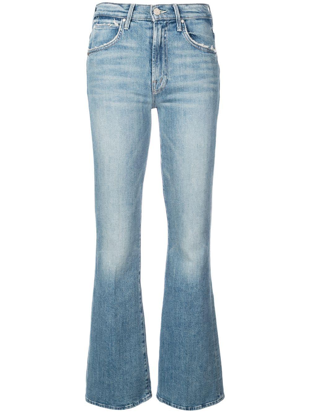 Mother Denim Bootcut Jeans in Blue Lyst