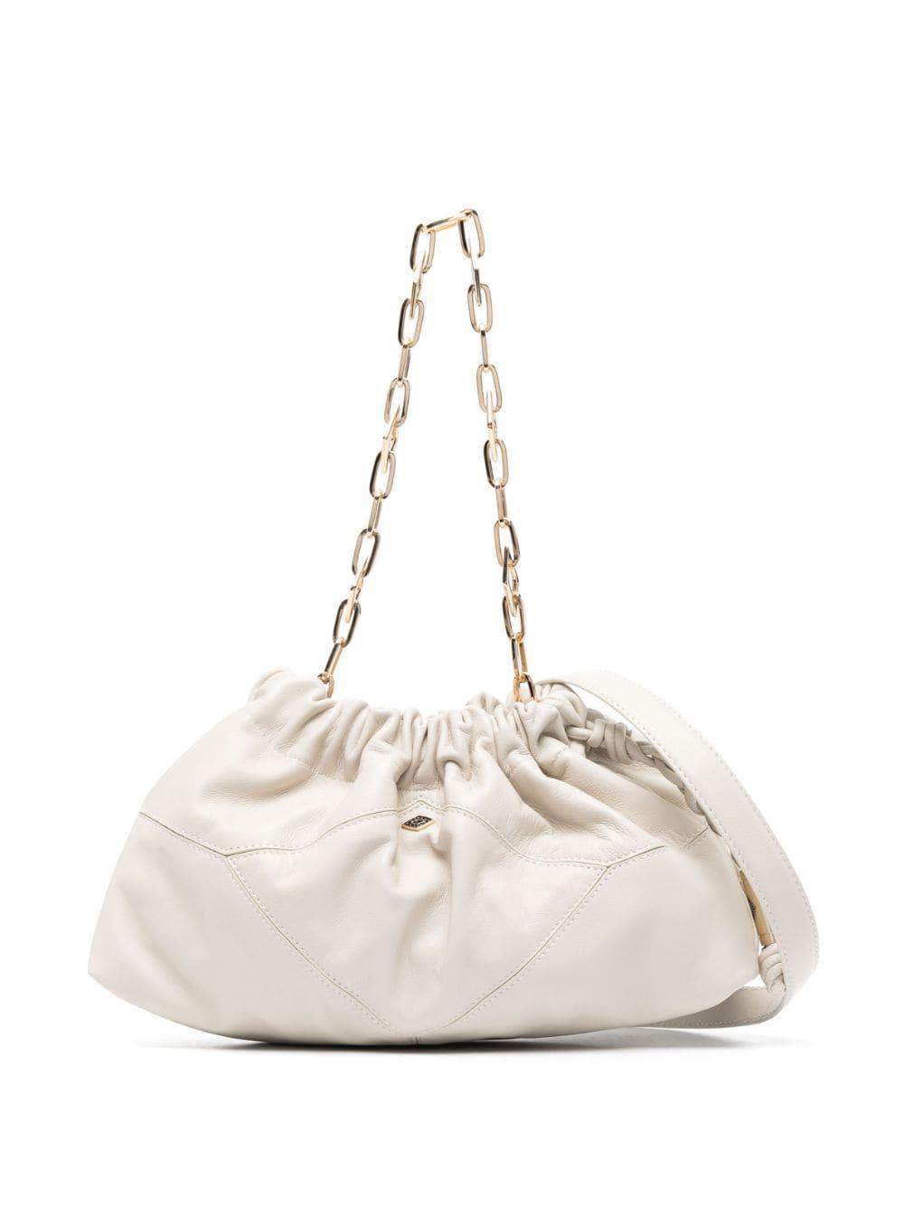 Ba&sh June Leather Shoulder Bag in Natural Lyst