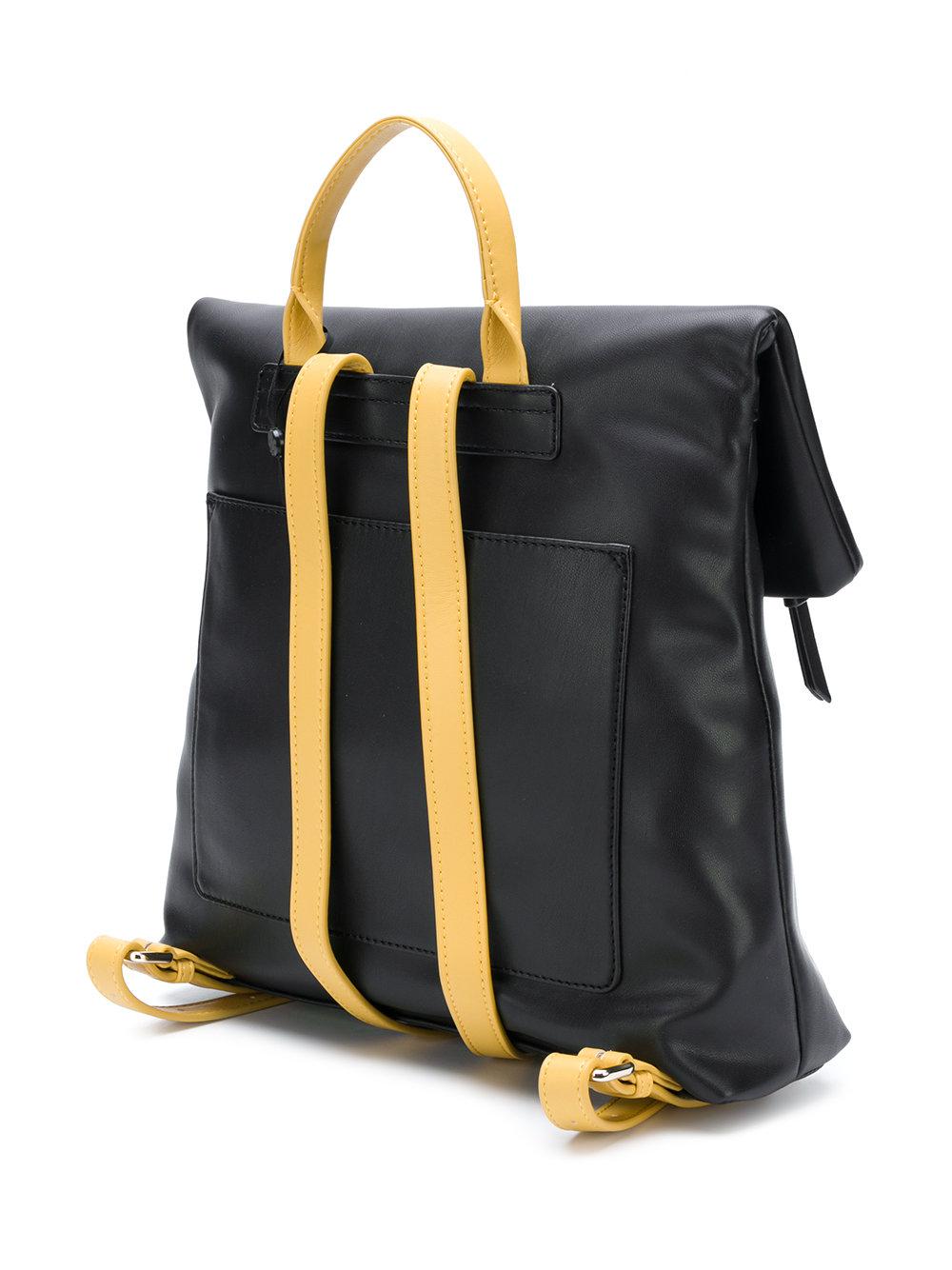 DKNY Logo Embossed Backpack in Black Lyst