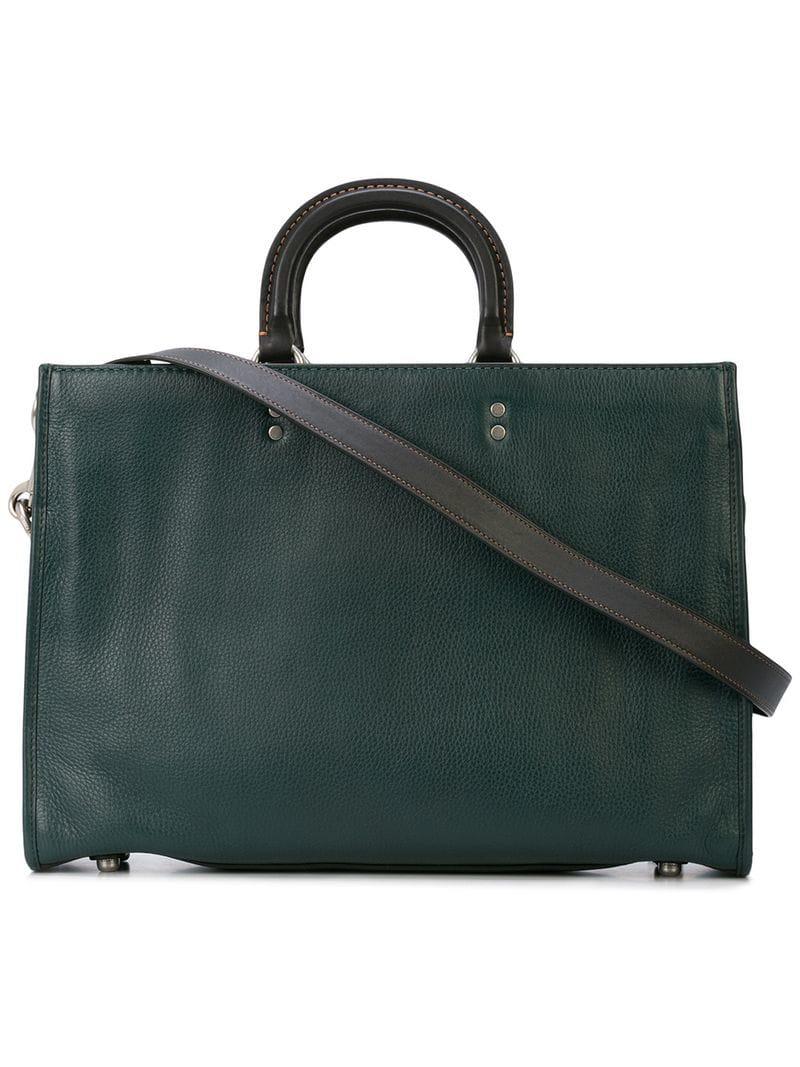 COACH Rogue Briefcase in Green for Men Lyst