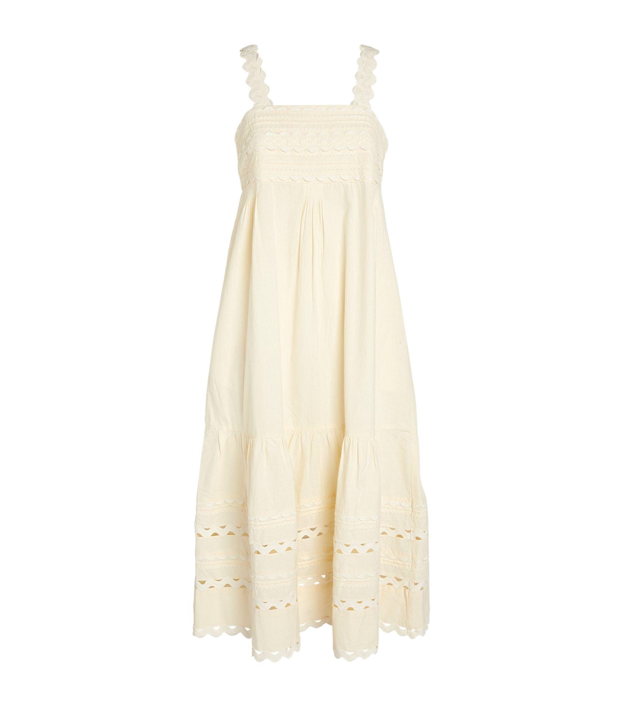 Sea Ric Rac Ryleigh Midi Dress in White Lyst