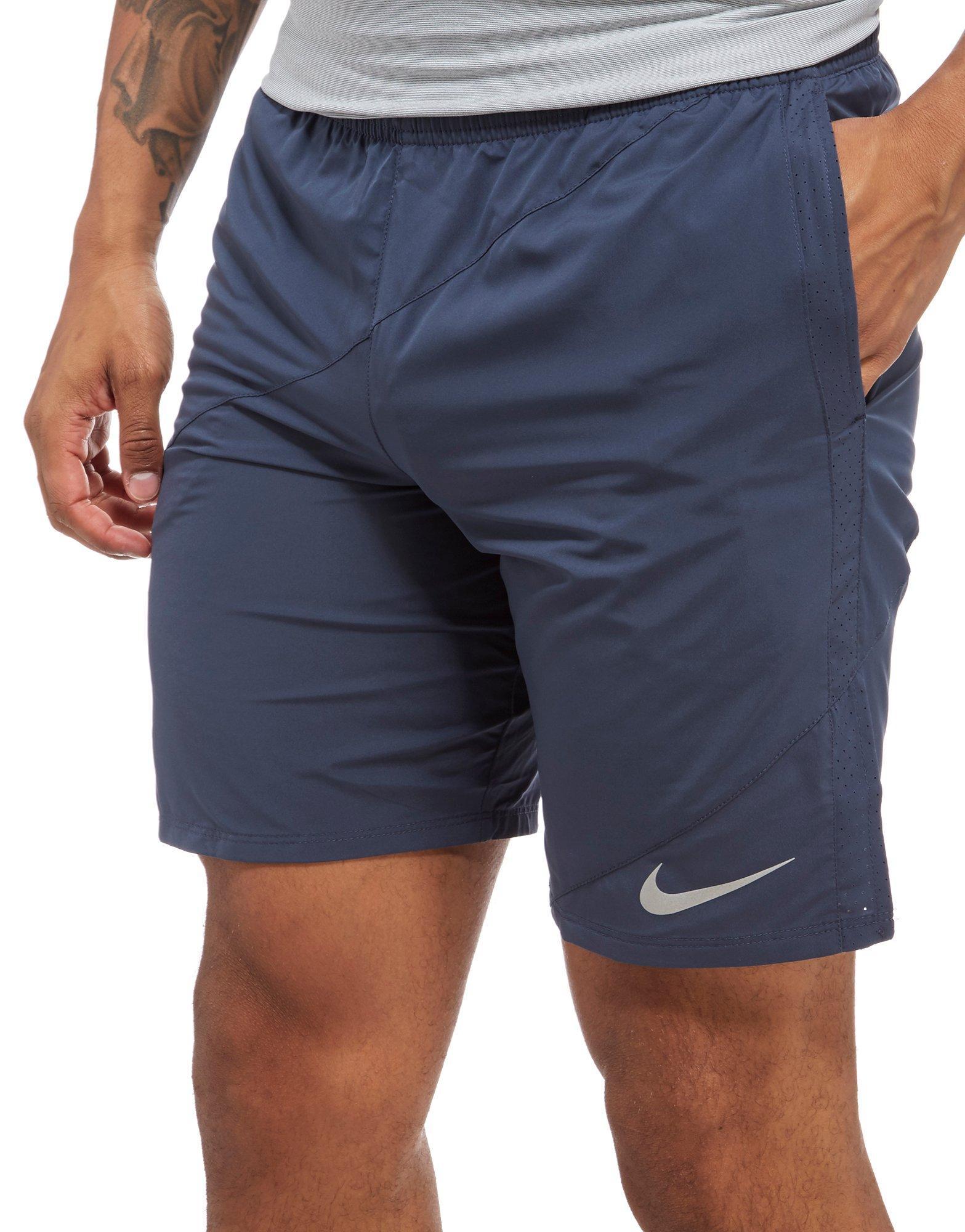 Nike Synthetic Distance 9" Running Shorts in Blue for Men Lyst