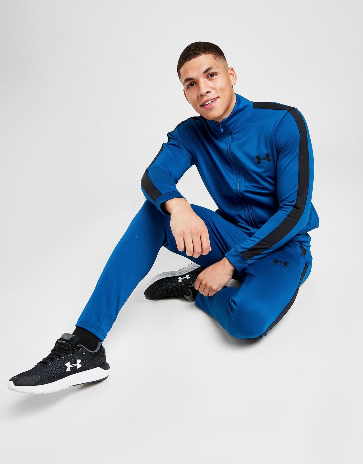 Under Armour Synthetic Poly Tracksuit in Graphite Blue (Blue) for Men