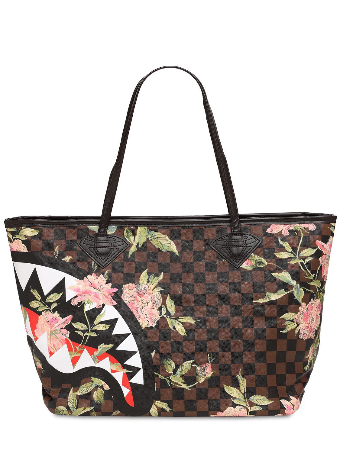 Sprayground Shark Flower Tote Bag for Men Lyst