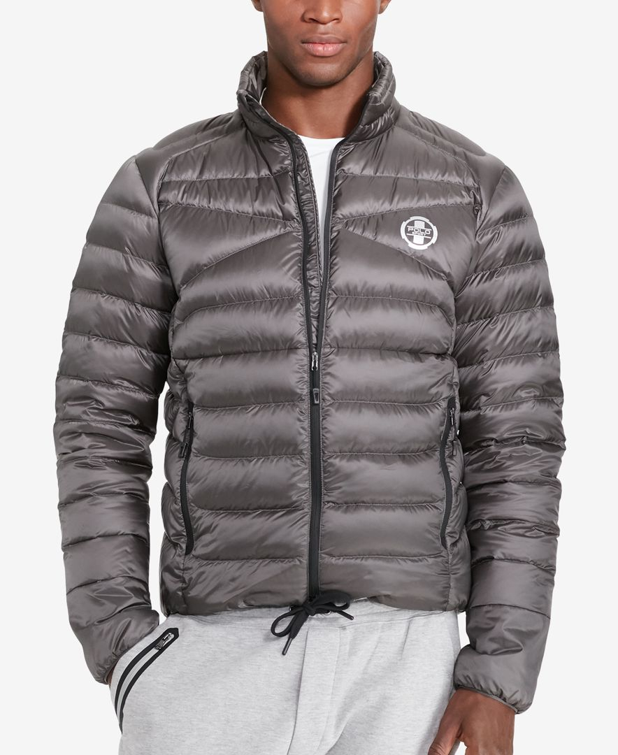 Polo ralph lauren Polo Sport Men's Packable Down Jacket in Gray for Men
