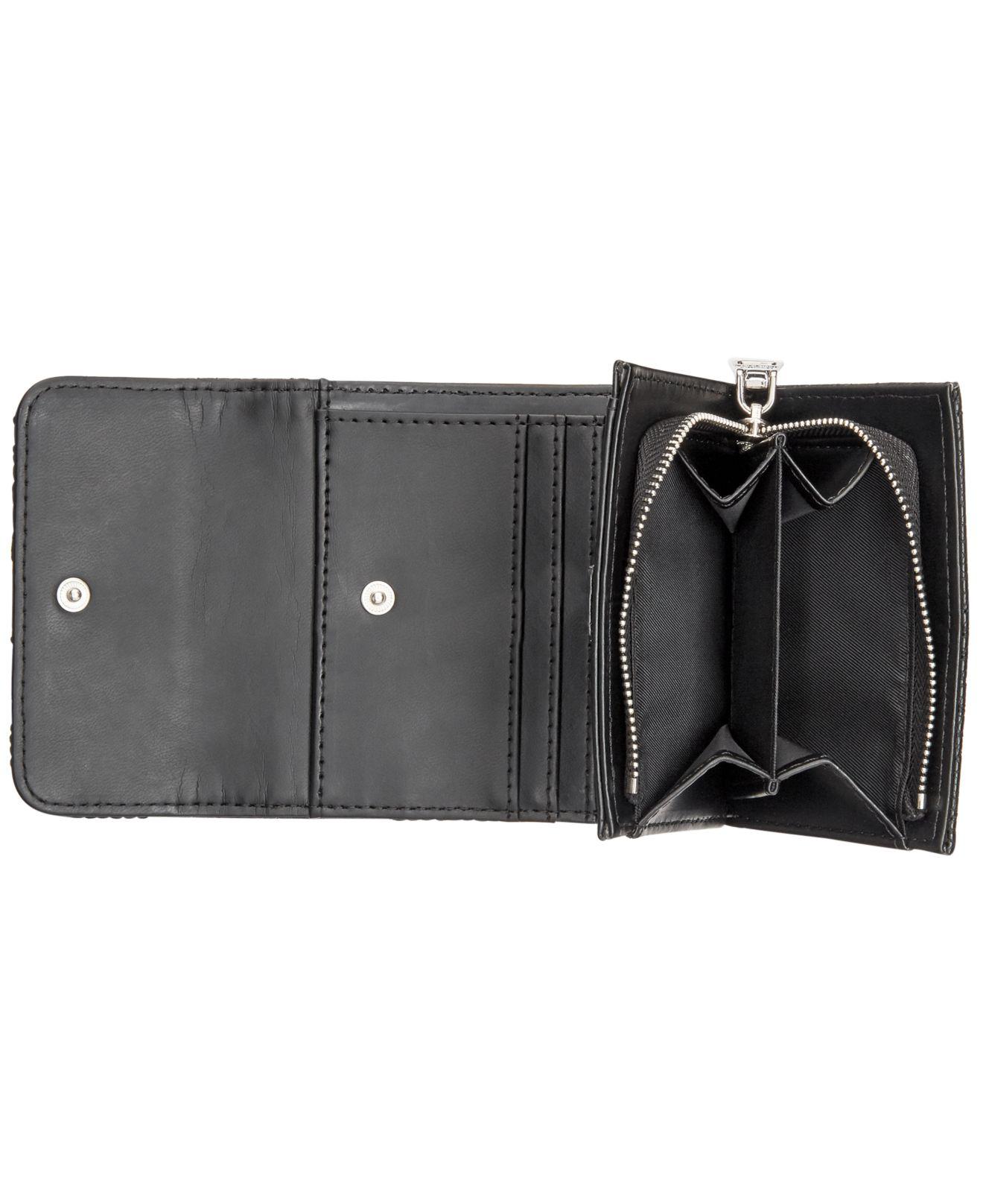 Steve Madden Quick Logo Wallet in Black/Silver (Black) Lyst
