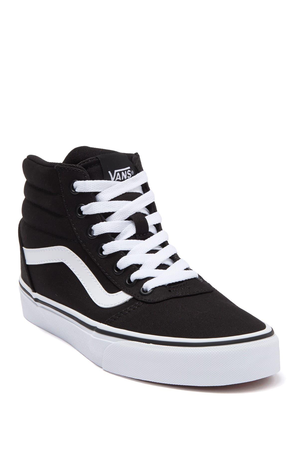 Vans Ward High Top Canvas Sneaker in Black Lyst