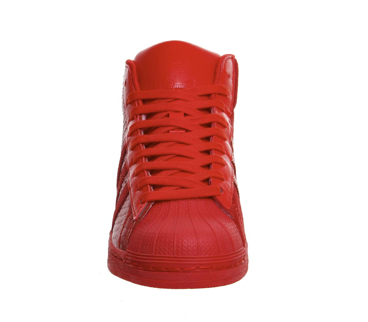 adidas Leather Pro Model in Red Lyst