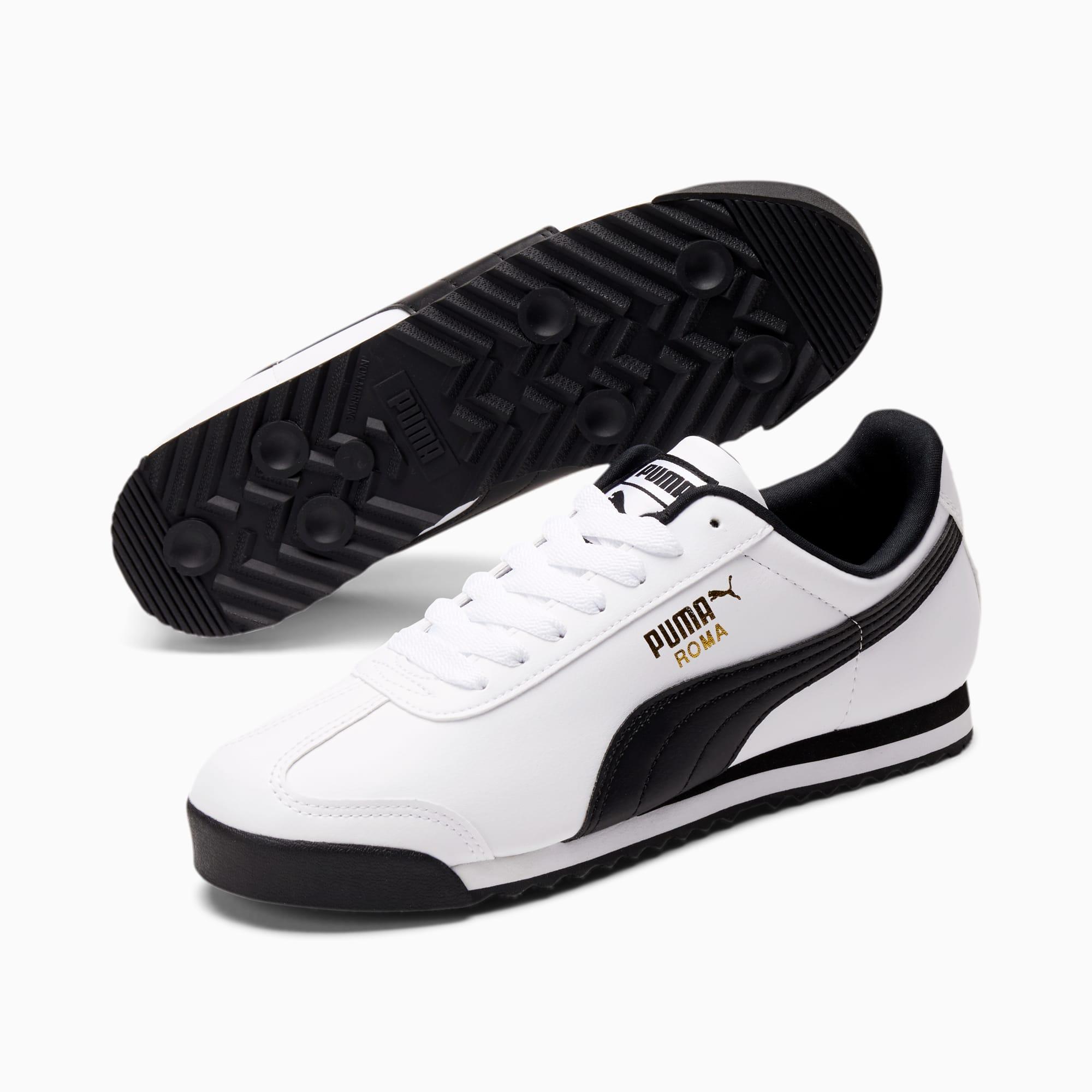 PUMA Synthetic Roma Basic Sneakers in WhiteBlack (Black) for Men Lyst