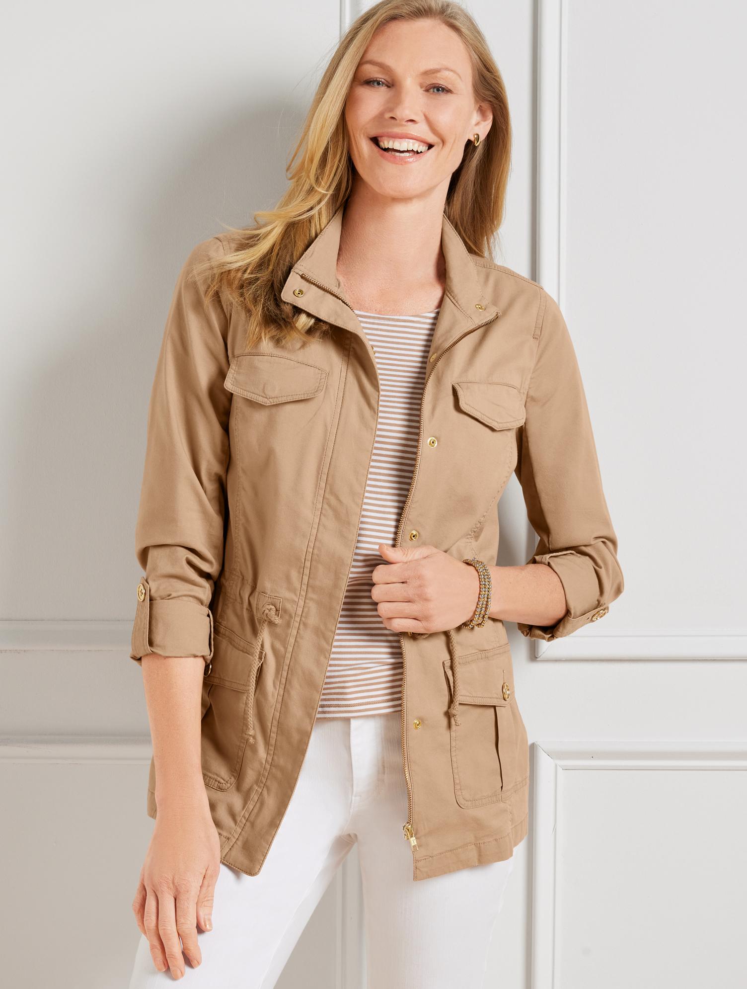 Talbots Field Jacket in Natural Lyst