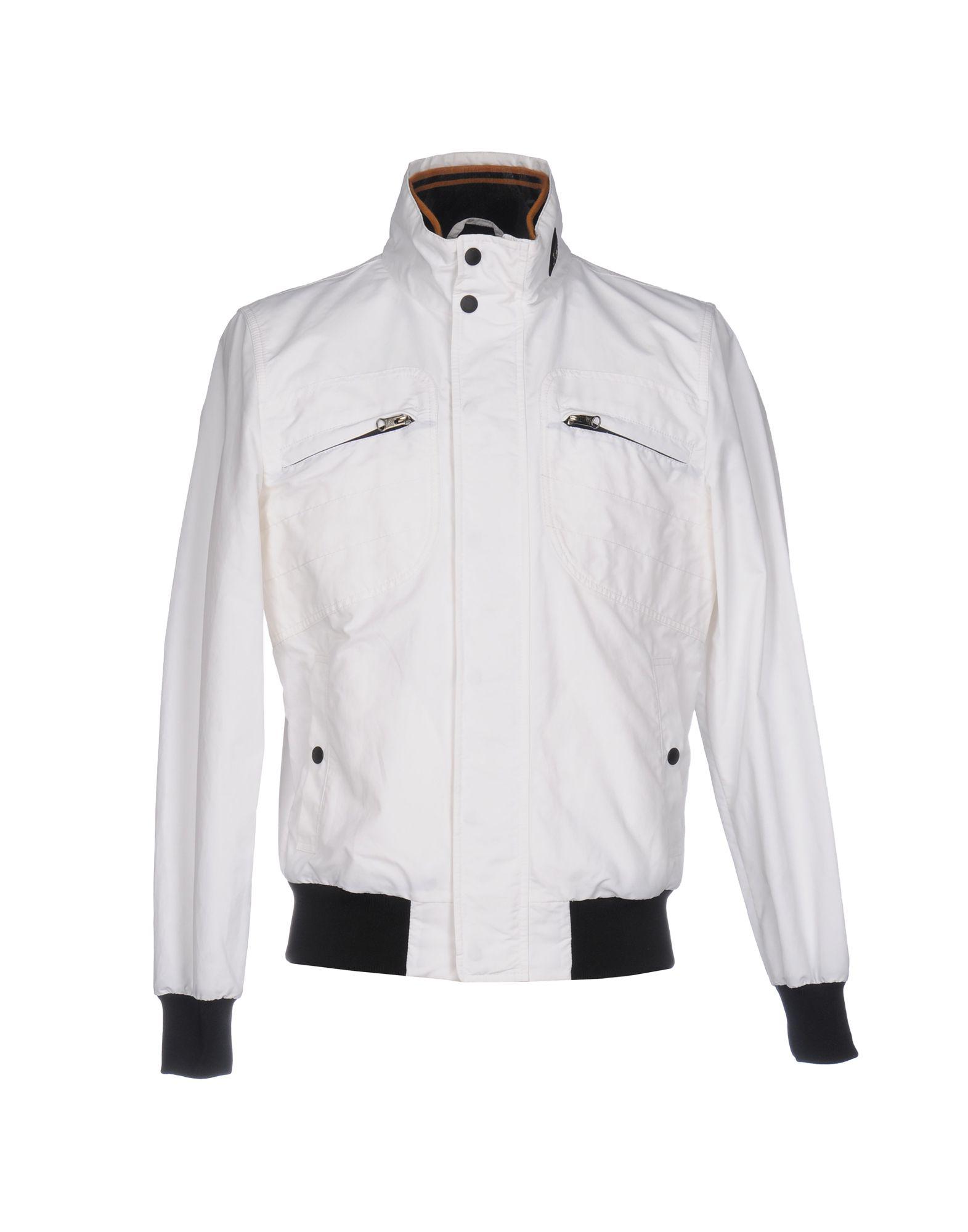 Hogan Cotton Jacket in White for Men Lyst