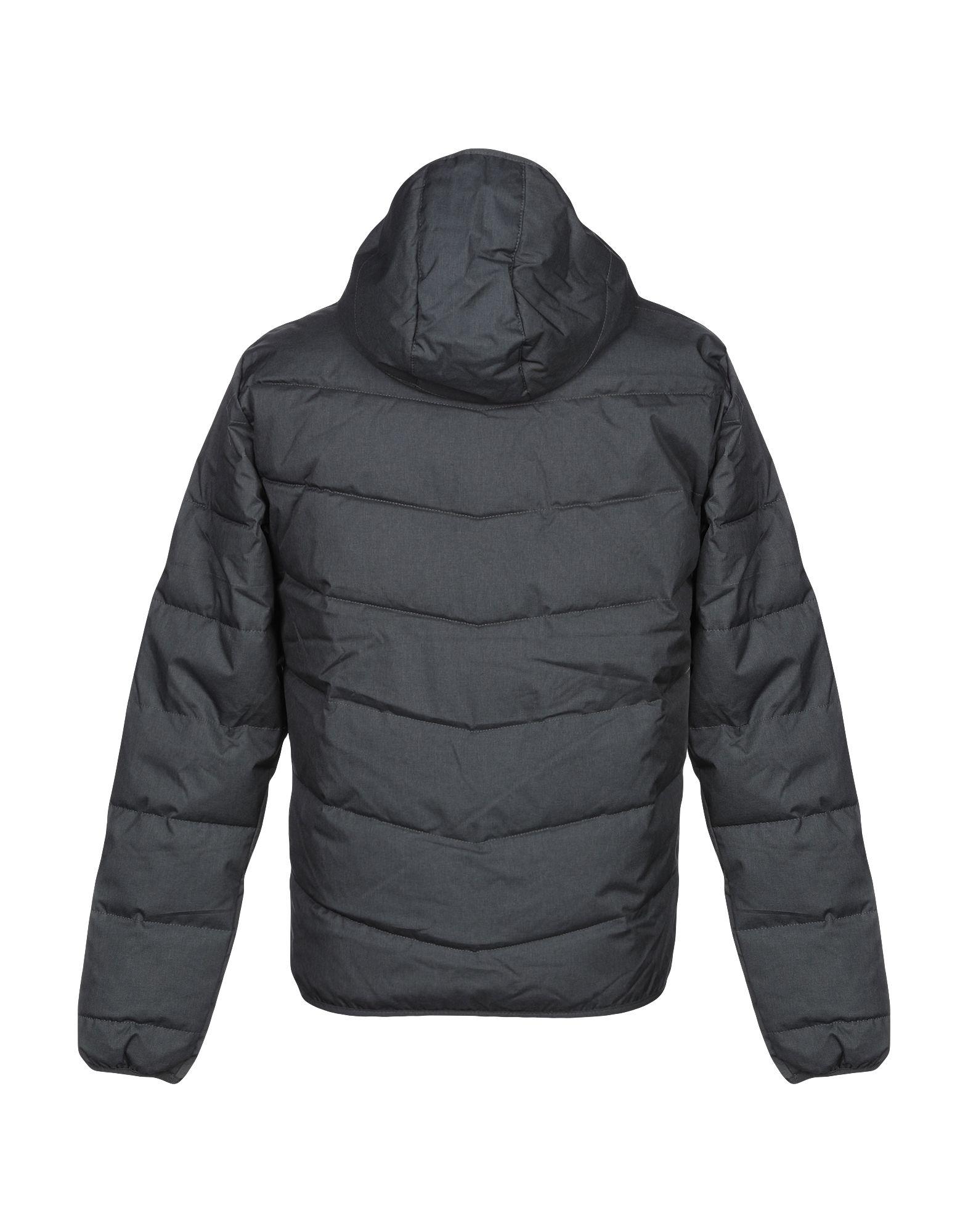 Solid Synthetic Down Jacket in Lead (Gray) for Men Lyst