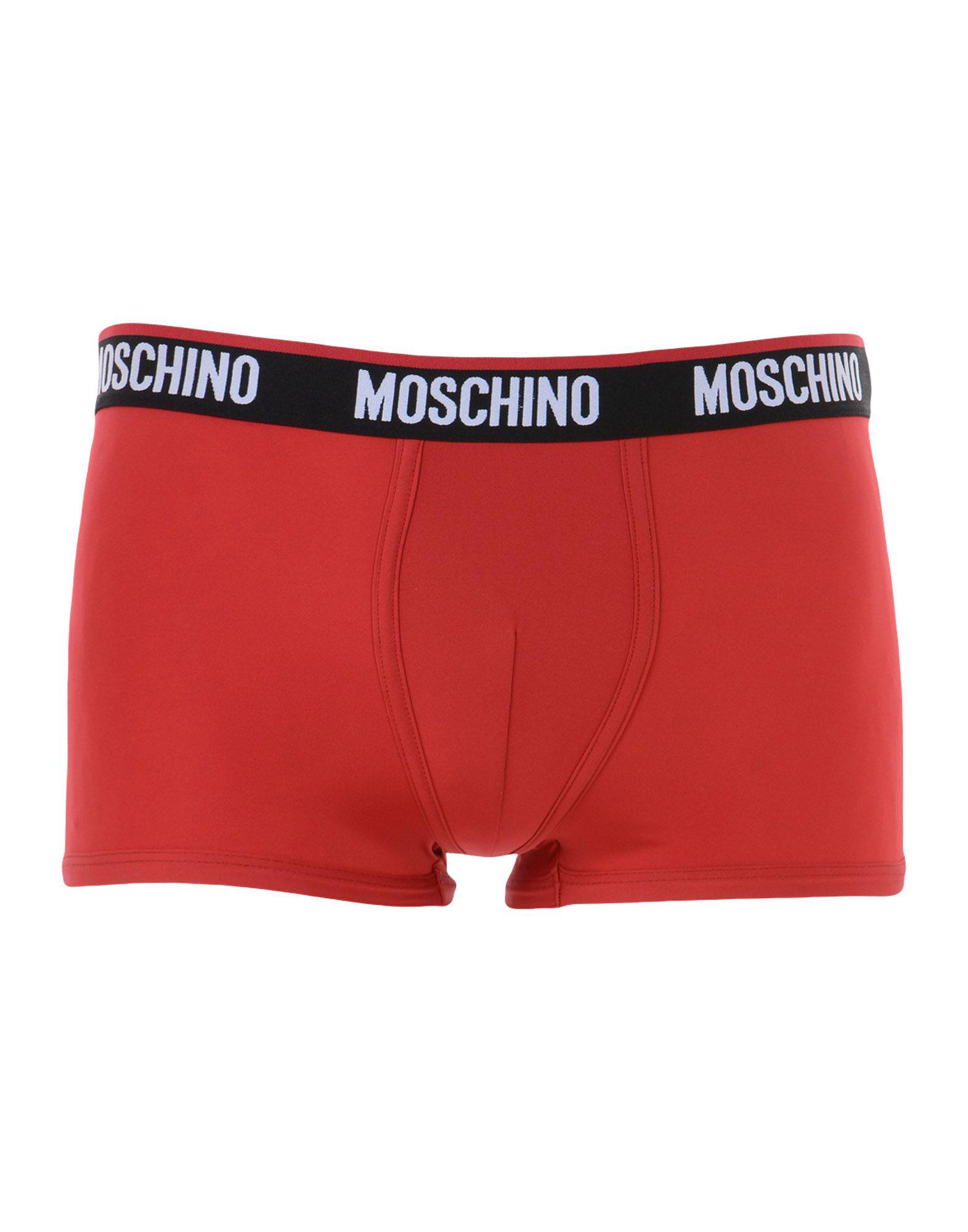 Moschino Synthetic Boxer in Red for Men Lyst