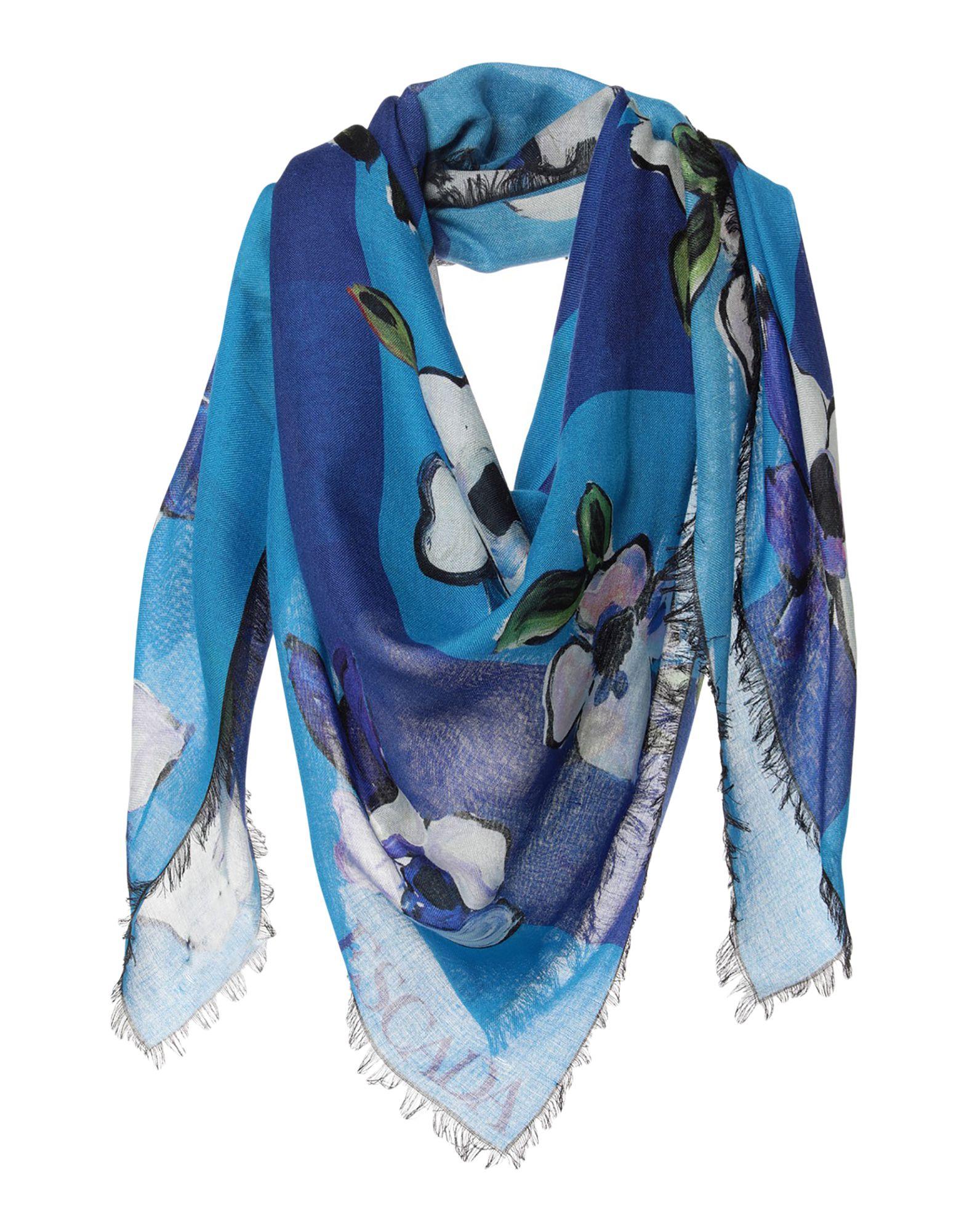 ESCADA Silk Square Scarf in Blue Lyst