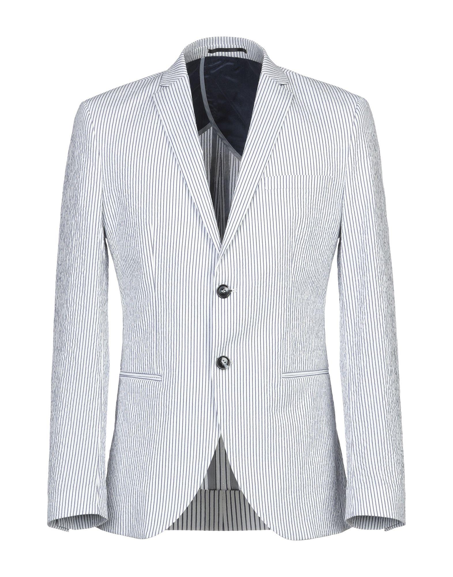 SELECTED Cotton Suit Jacket in White for Men Lyst