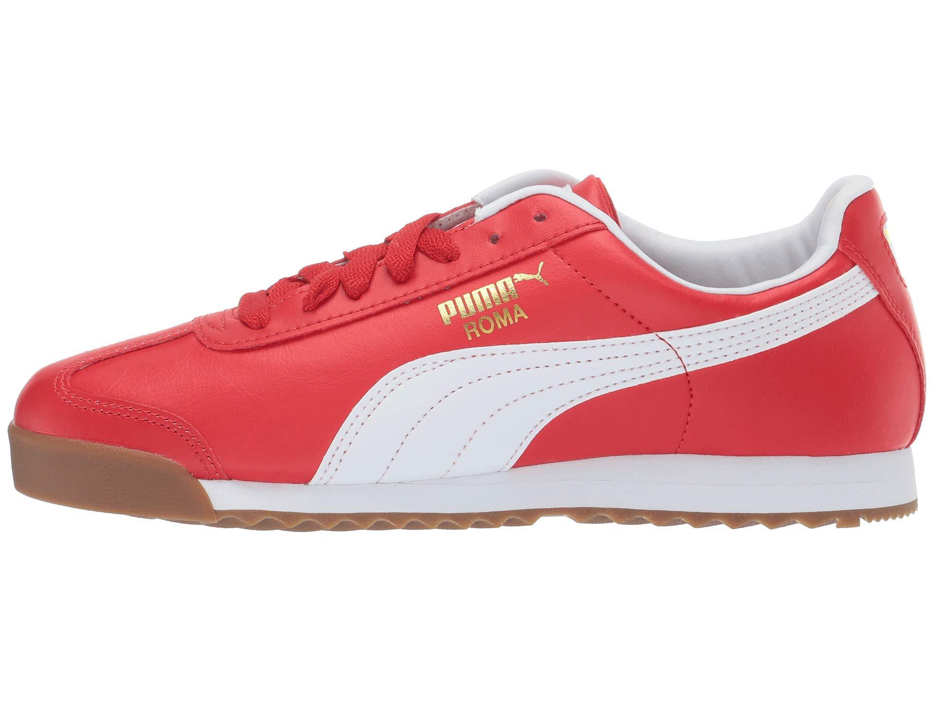 PUMA Roma World Cup Casual Sneakers From Finish Line In Red For Men