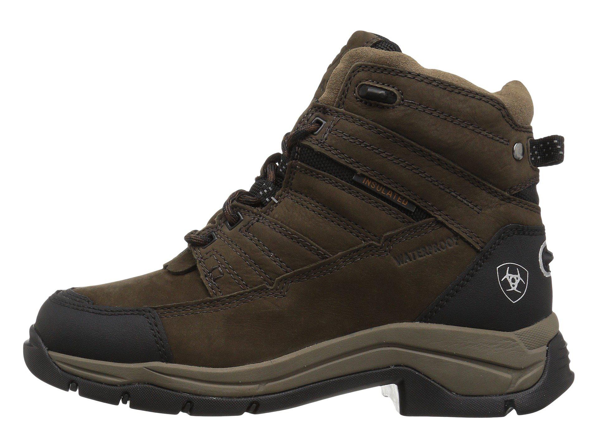 Ariat Leather Terrain Pro H2o Insulated (java) Women's Hiking Boots in
