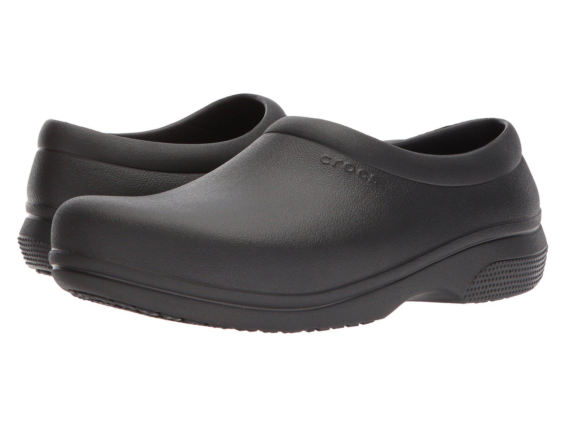 Crocs™ Synthetic On The Clock Work Slipon in Black Save 9 Lyst