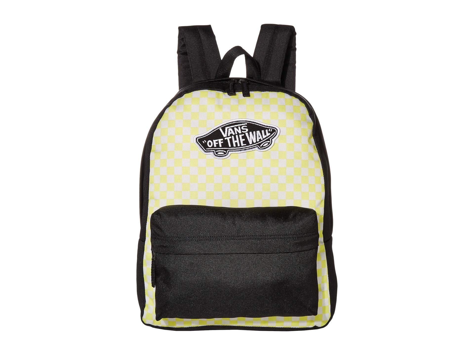 Vans Cotton Realm Backpack in Yellow Lyst